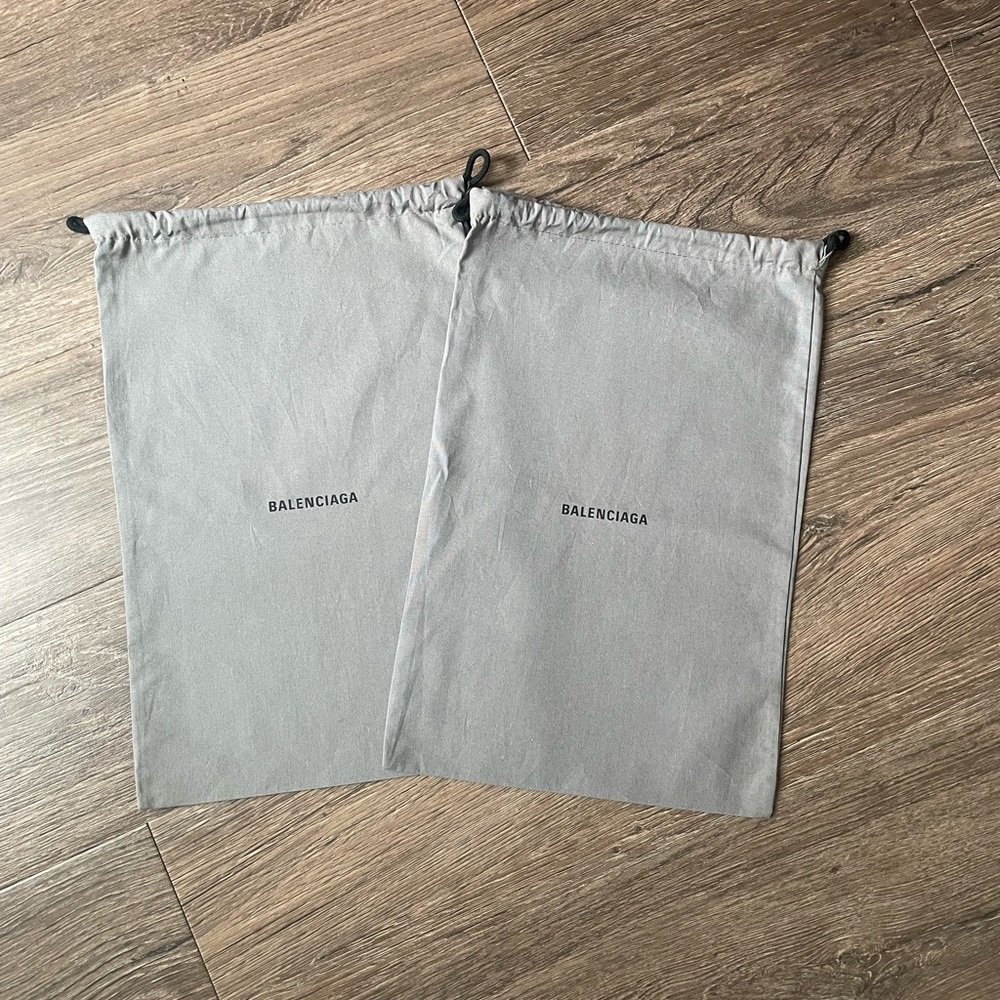Balenciaga Gray Dust Bags